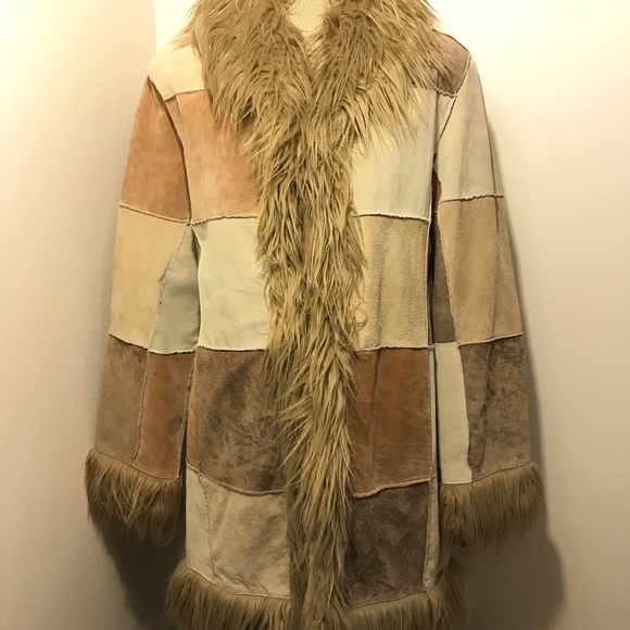 esprit patchwork coat